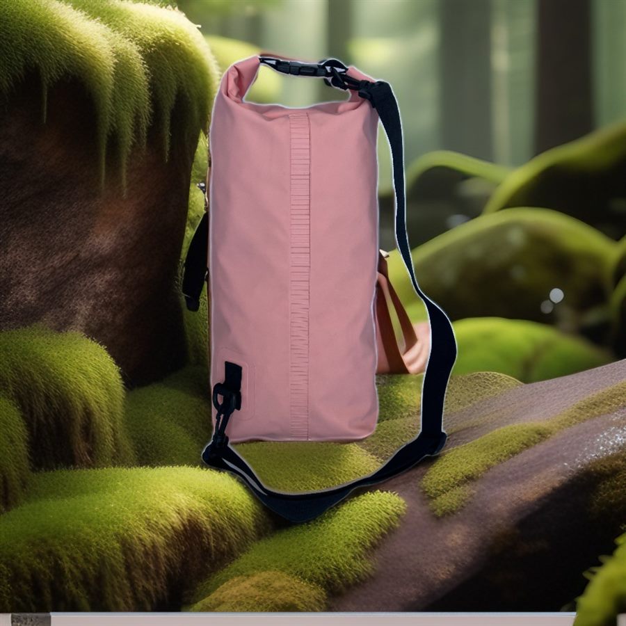 10L waterproof barrel backpack with reflective strip